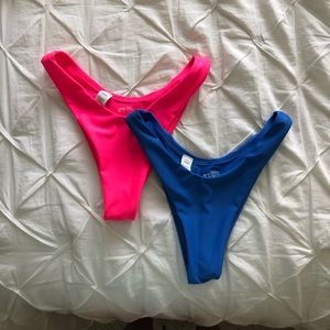 aerie bikini bottom PINK ONLY xxs